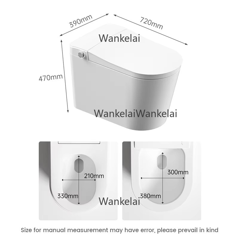 Home Bathroom Ware - Elongated Warm Air Drying Anti-Splash Fully