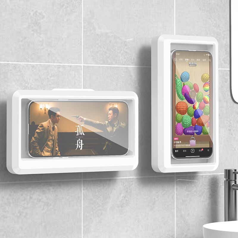 Home Bathroom - Bathroom Waterproof Phone Holder Home Wall