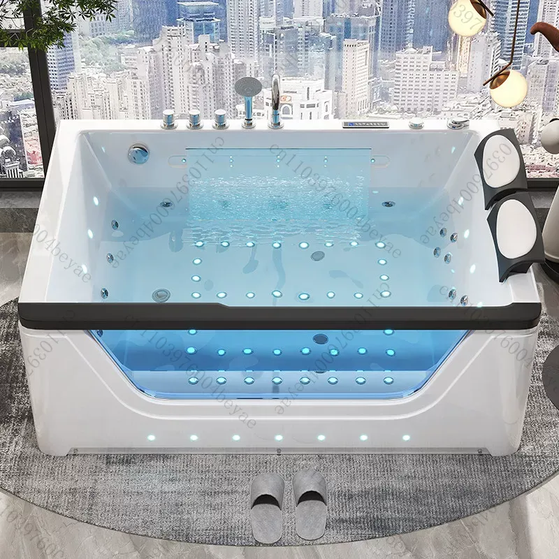 2 Person Acrylic Jacuzzi Hot T - Home Bathroom Jacuzzi Tub 评论和价格