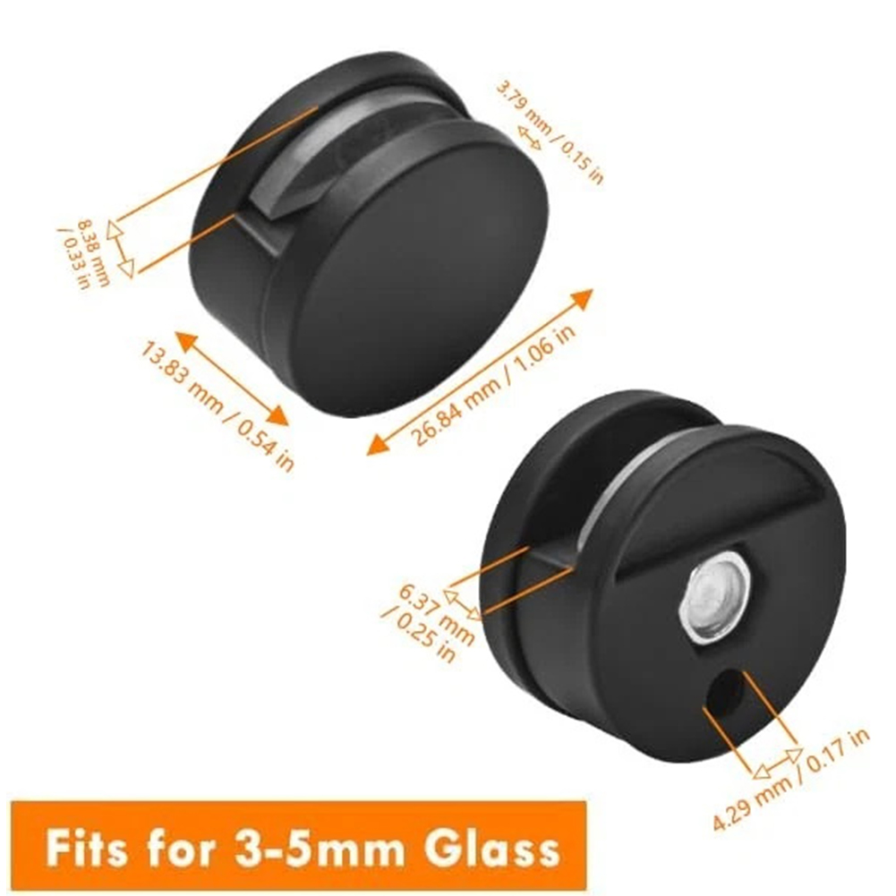 4pcs Glass Mirror Clamp Fixing - Home Hardware Bathroom Mirrors 评论和价格