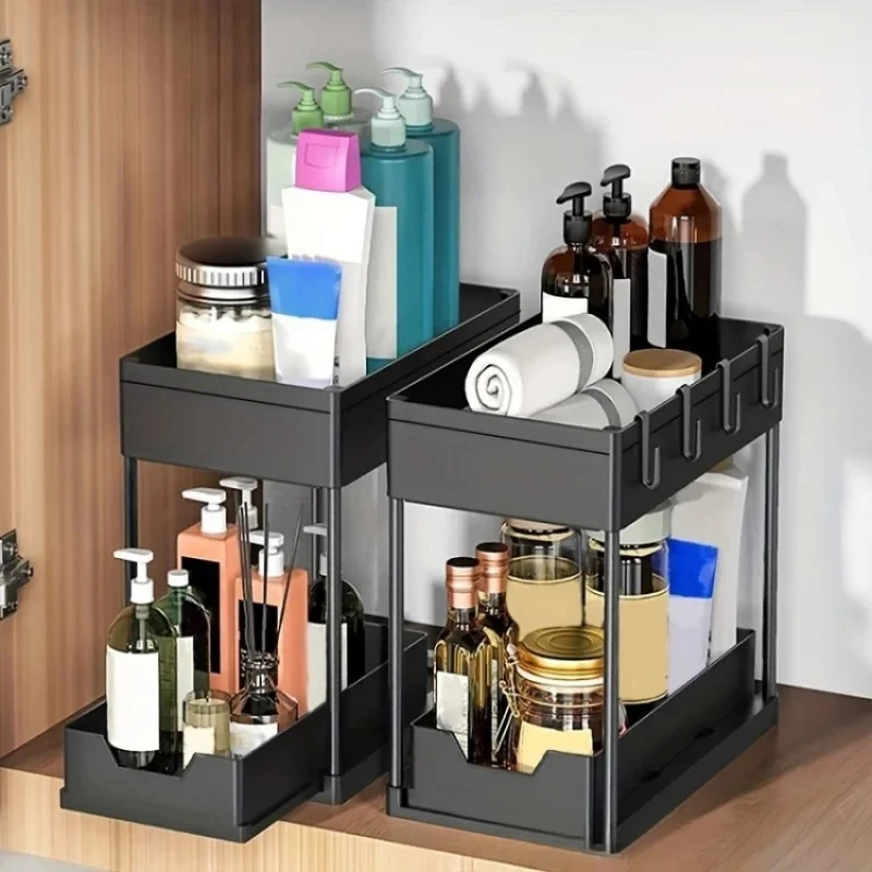 2 Tier Under Sink Sliding Orga - Home Depot Bathroom Sink 评论和价格