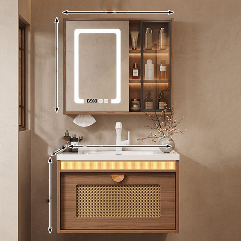 Wooden Storage Bathroom Cabine - Home Bathroom Partition Wall 评论和价格