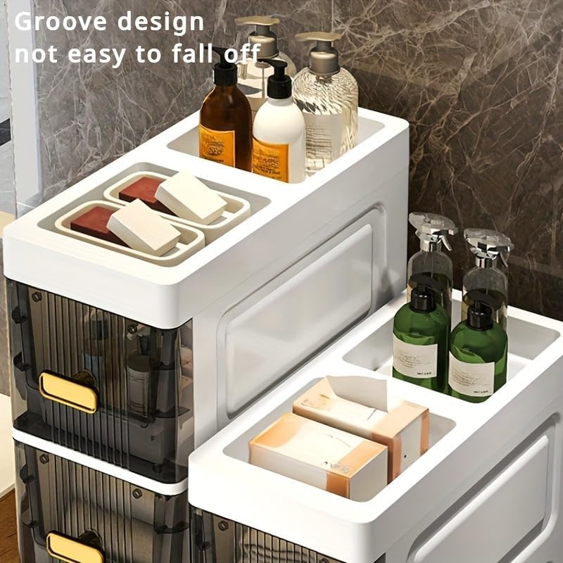 5-tier ultra-slim plastic stor - Next Home Bathroom Unit 评论和价格