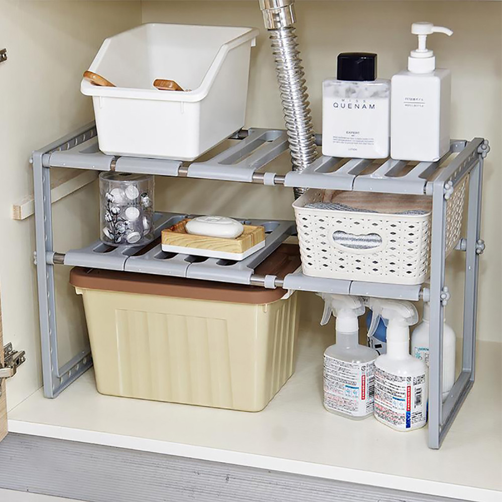 Under Sink Organizer 2-Tier Ex - Home Depot Bathroom Sink 评论和价格