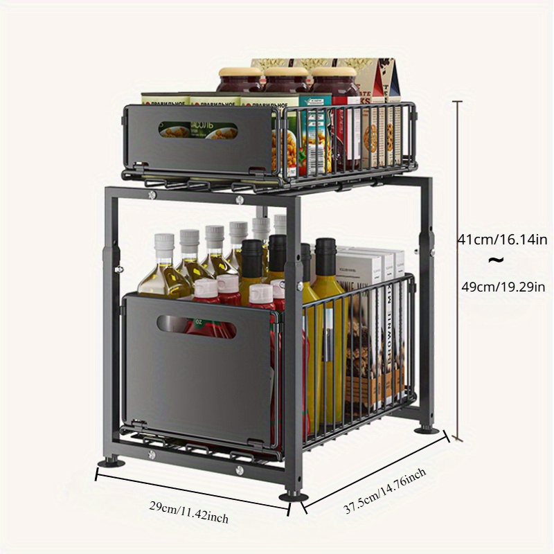 2 Tier Slide Out Cabinet Organ - Home Depot Bathroom Sink 评论和价格