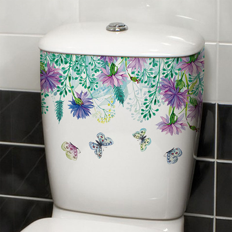 Vibrant Spring Butterfly Flowe - Home Bathroom Layout 评论和价格