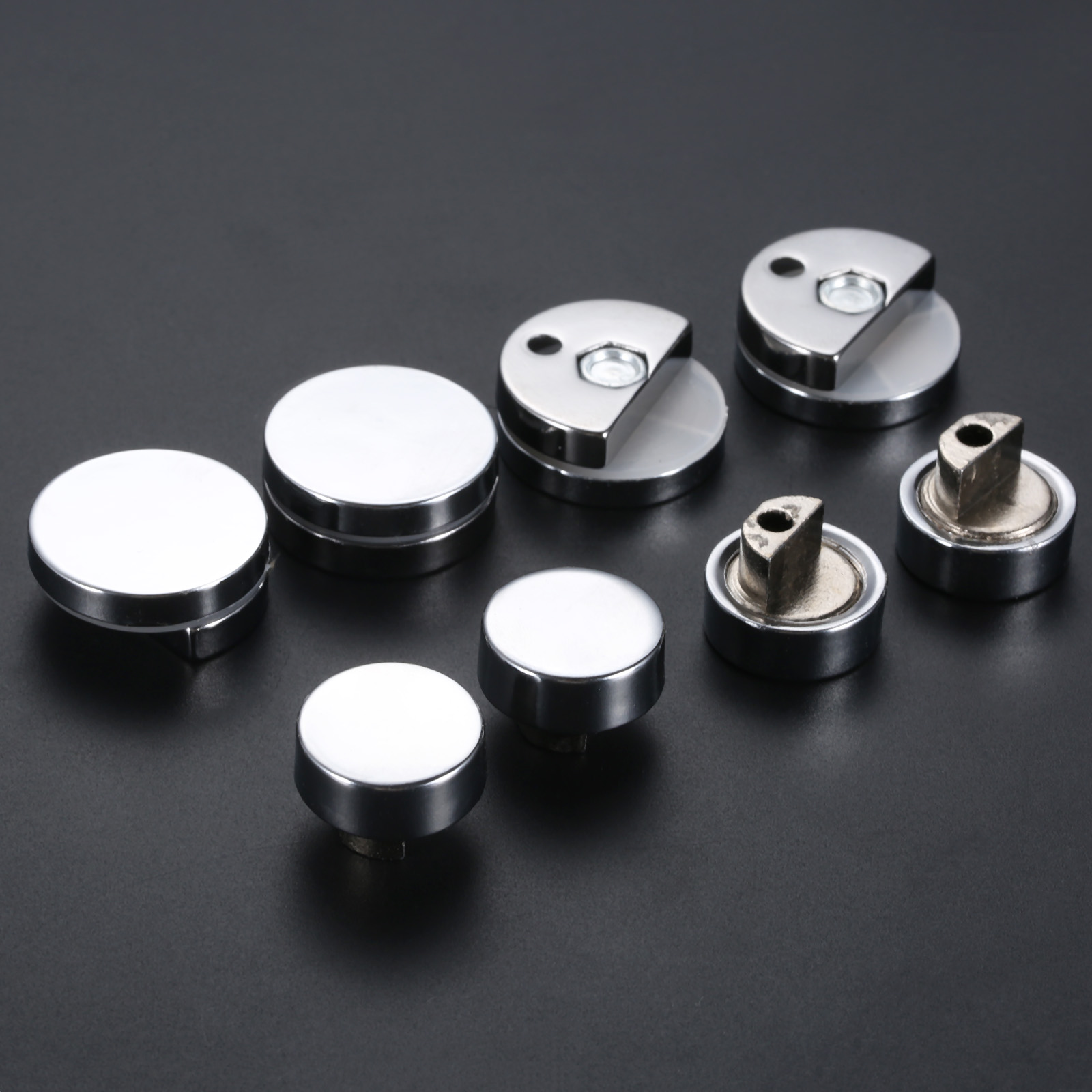 4pcs 20/27mm Round Glass Clamp - Home Hardware Bathroom Mirrors 评论和价格