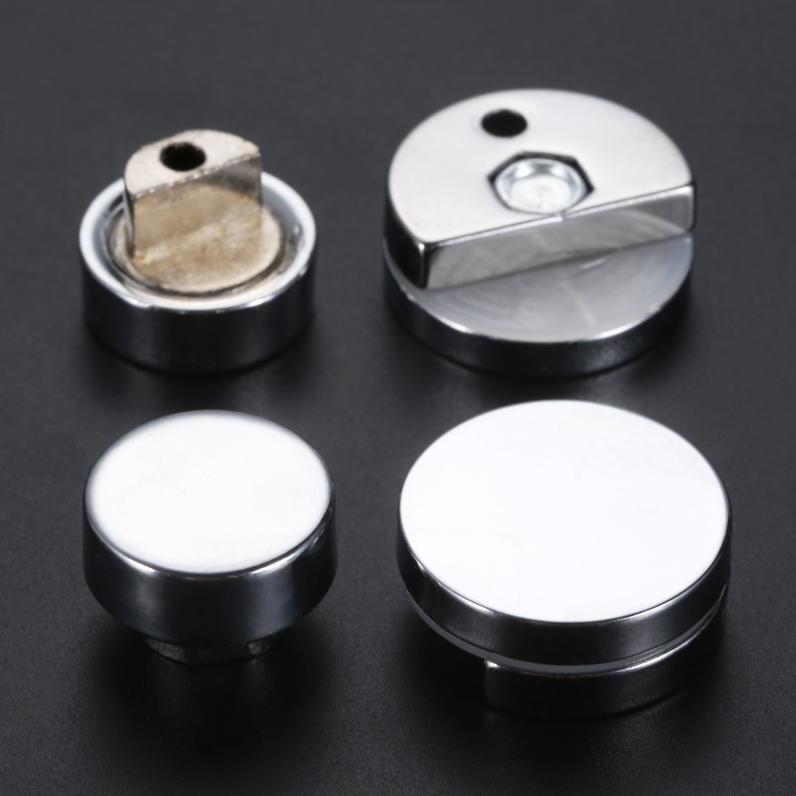 4pcs 20/27mm Round Glass Clamp - Home Hardware Bathroom Mirrors 评论和价格