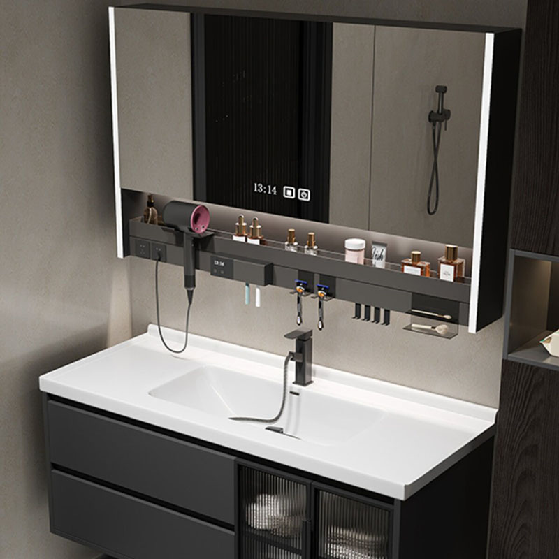Luxury Mirror Bathroom Cabinet - Home Bathroom Partition Wall 评论和价格