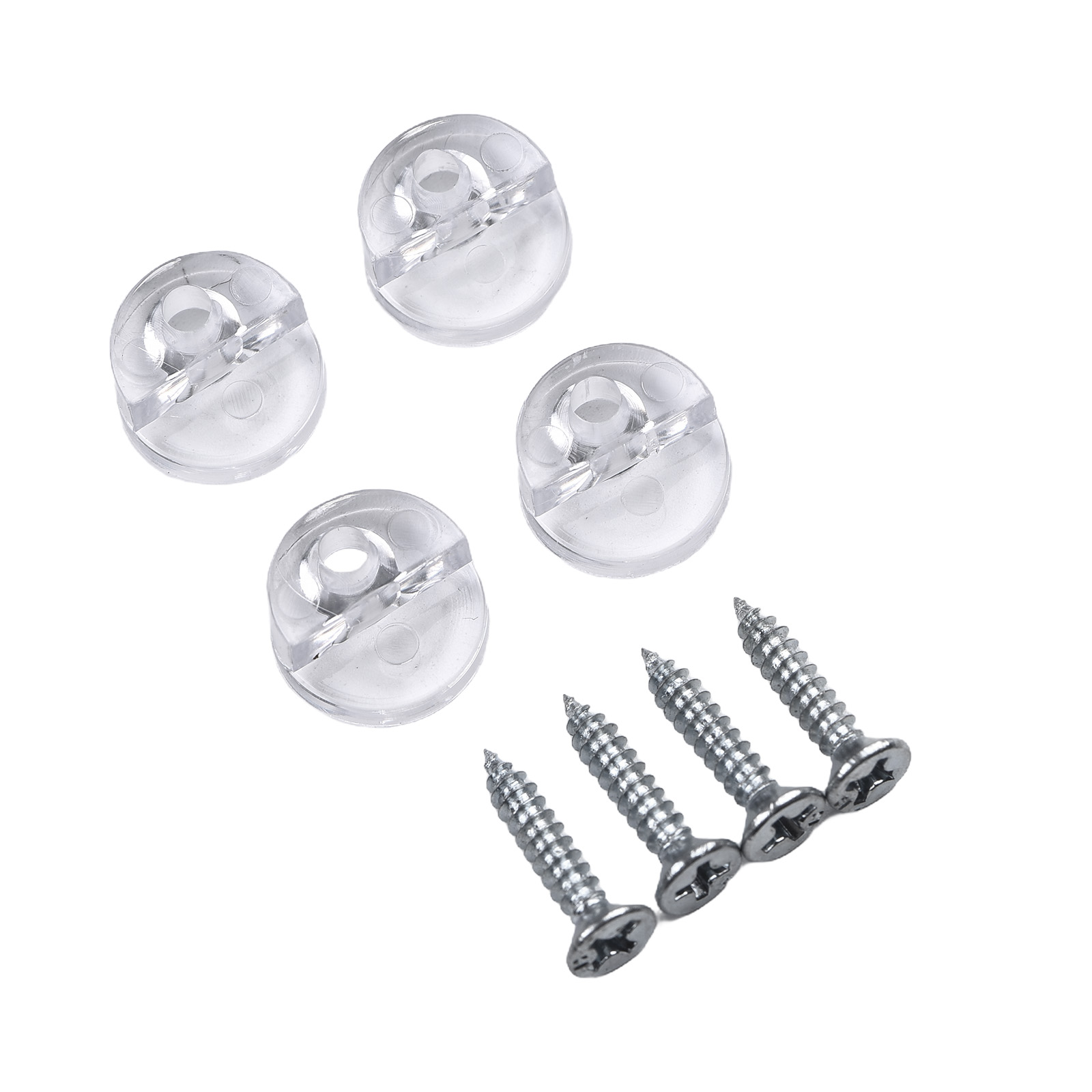 4PCS Mirror Fixing Clips Glass - Home Hardware Bathroom Mirrors 评论和价格
