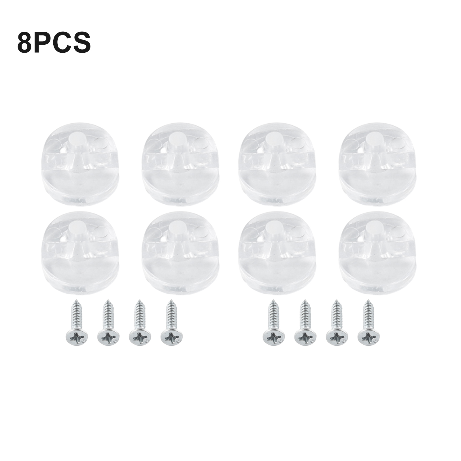 4PCS Mirror Fixing Clips Glass - Home Hardware Bathroom Mirrors 评论和价格