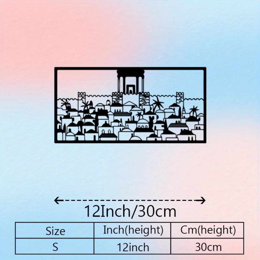 CIFBUY Metal Wall Art Jerusale - Home & Bathroom Building Products Pte Ltd Photos 评论和价格