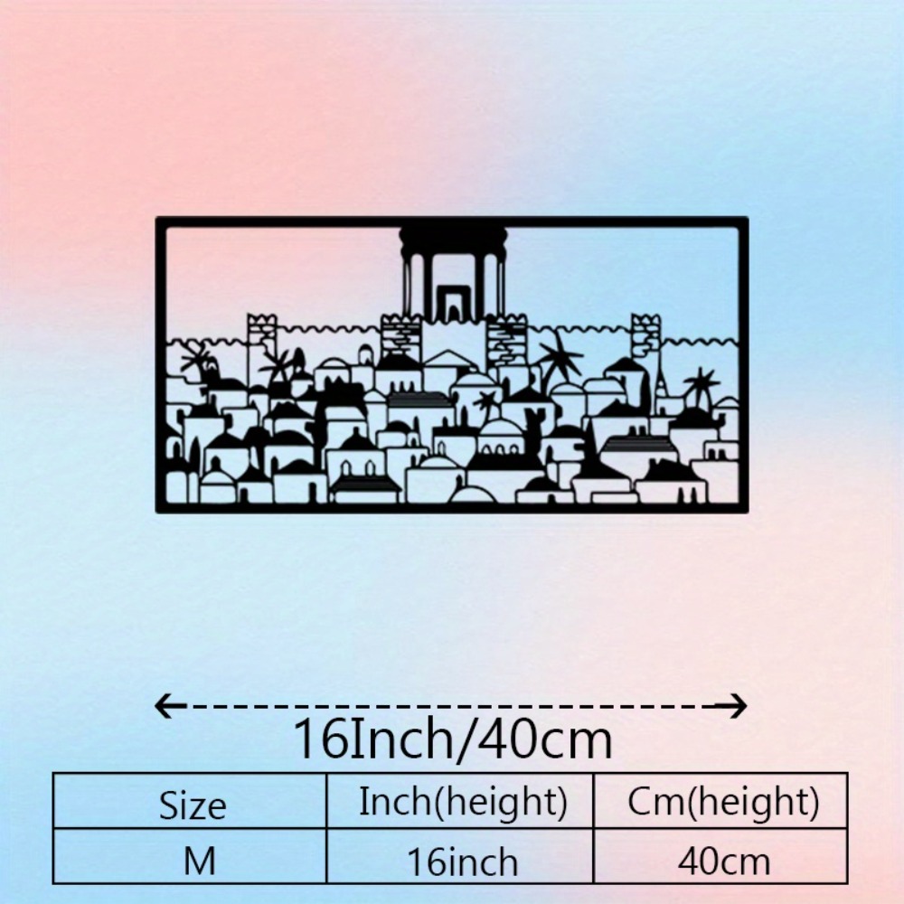 CIFBUY Metal Wall Art Jerusale - Home & Bathroom Building Products Pte Ltd Photos 评论和价格