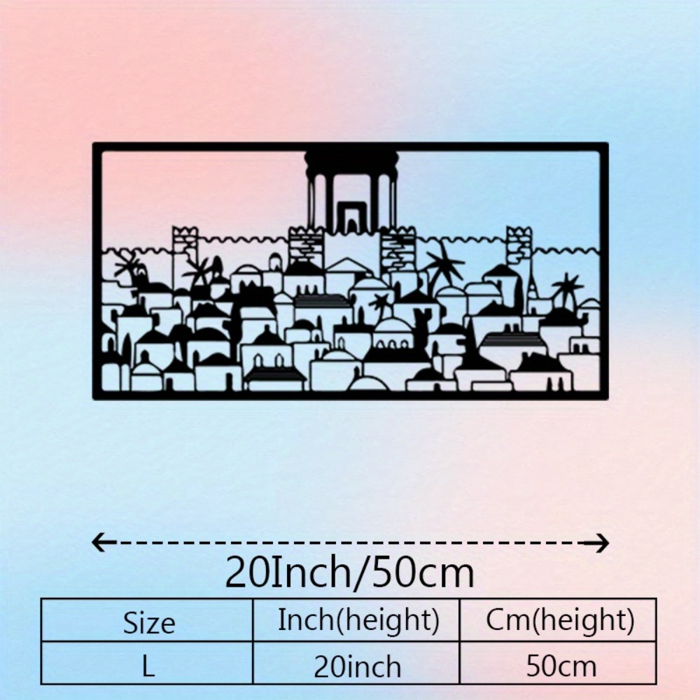 CIFBUY Metal Wall Art Jerusale - Home & Bathroom Building Products Pte Ltd Photos 评论和价格